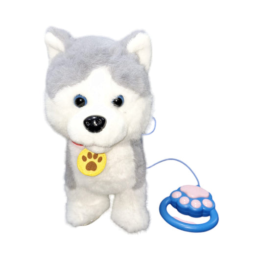 PELUCHE HUSKY ELÉCTRICO INTERACTIVO