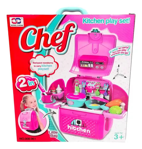 Juego Cocina Maleta infantil